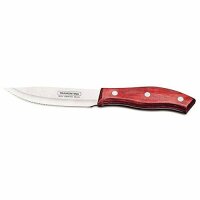 Tramontina Churrasco Steakmesser-Set Rio Grande in Rot aus Edelstahl/Kiefernholz rot