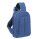 Rivacase Rucksack für Notebook bis 13.1 Zoll – Leichte Umhängetasche mit gepolsterten Seiten und weichem Schultergurt Sling Bag Crossbody Backpack/blau