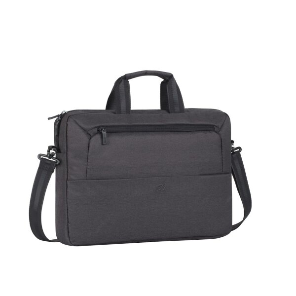 Rivacase ECO wasserdichte Laptoptasche mit Fach für Notebooks bis 15,6 Zoll - geräumige Laptop Tasche für Damen und Herren, Aktentasche für Business, Reisen, Uni