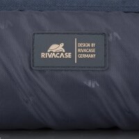 Rivacase ECO wasserdichte Laptoptasche mit Fach für Notebooks bis 15,6 Zoll - geräumige Laptop Tasche für Damen und Herren, Aktentasche für Business, Reisen, Uni