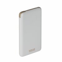 RIVACASE 8000mAh Ultra Slim Powerbank "Rivapower VA2008" externes Akku Ladegerät mit integriertem Micro USB Kabel, Zusatzakku für Smartphones und Tablets