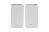 RIVACASE 8000mAh Ultra Slim Powerbank "Rivapower VA2008" externes Akku Ladegerät mit integriertem Micro USB Kabel, Zusatzakku für Smartphones und Tablets