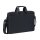 Rivacase Notebooktasche bis 15,6 Zoll – Modische Schultertasche mit Außenfächern für notwendiges Zubehör / (Schwarz)
