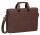 Rivacase Notebooktasche bis 15,6 Zoll – Modische Laptoptasche mit viel Platz für Zubehör und Zweiwege Reißverschluss für einen einfachen und schnellen Zugriff (Braun)