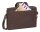 Rivacase Notebooktasche bis 15,6 Zoll – Modische Laptoptasche mit viel Platz für Zubehör und Zweiwege Reißverschluss für einen einfachen und schnellen Zugriff (Braun)