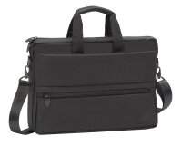 Rivacase Laptoptasche für Natebooks bis 15,6 Zoll - Hochwertige Schultertasche mit einem extra Fach für ein Tablet bis 10.1 Zoll /