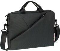 RIVACASE Notebooktasche Laptoptasche bis 13.3 Zoll – ultraflache Schultertasche für Notebook Laptop mit gepolsterten Fächern und viel Stauraum / Grau