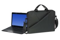 RIVACASE Notebooktasche Laptoptasche bis 13.3 Zoll – ultraflache Schultertasche für Notebook Laptop mit gepolsterten Fächern und viel Stauraum / Grau