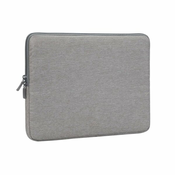 RIVACASE ECO Laptophülle 15,6 Zoll - 39.5 x 27.5 x 3.5 cm - Notebook Hülle für Damen und Herren - Wasserabweisende MacBook Hülle - Computertasche für Arbeit Uni Reisen