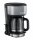 Russell Hobbs Glas-Kaffeemaschine Colours Plus+ Storm Grey, 1.25l, Brausekopf-Technologie, Glaskanne, 1000 Watt, 20132-56, schwarz/grau