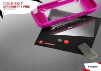 snakebyte Switch TOUGH:KIT - strawberry pink - harte Schutzhülle - H9 Glas - Screen Protector - Reinigungstuch - Analog Control Caps - Tough Case - Game Case - für Nintendo Switch