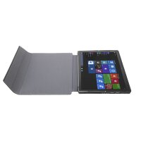 Targus THZ681GL Signature Folio Wrap Case - Microsoft Surface Pro 6, Pro 2017 und Surface Pro 4 - Grau