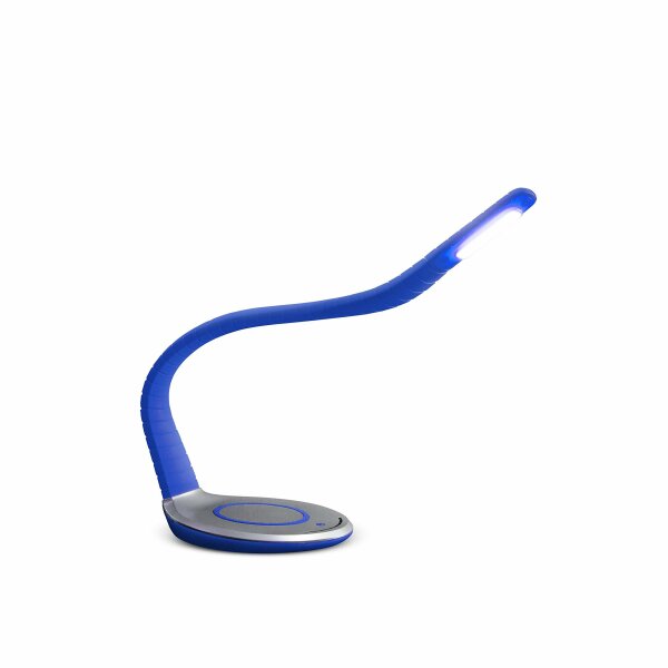 Trae Luni LED Leselampe. Schreibtischlampe. Soft-Touch-Oberfläche. Designlampe. Designerlampe. Mit integrierter Wireless-Ladefläche für Smartphones. Individuell biegbarer Lampenhals. Rot