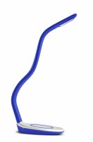 Trae Luni LED Leselampe. Schreibtischlampe. Soft-Touch-Oberfläche. Designlampe. Designerlampe. Mit integrierter Wireless-Ladefläche für Smartphones. Individuell biegbarer Lampenhals. Rot
