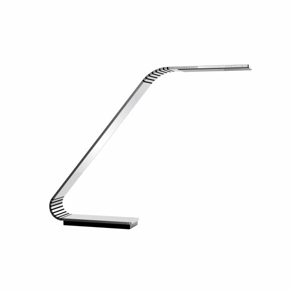 TRAE - Moderne Design-Schreibtischlampe, LED MAZE X Aluminium, mit USB Ladegerät