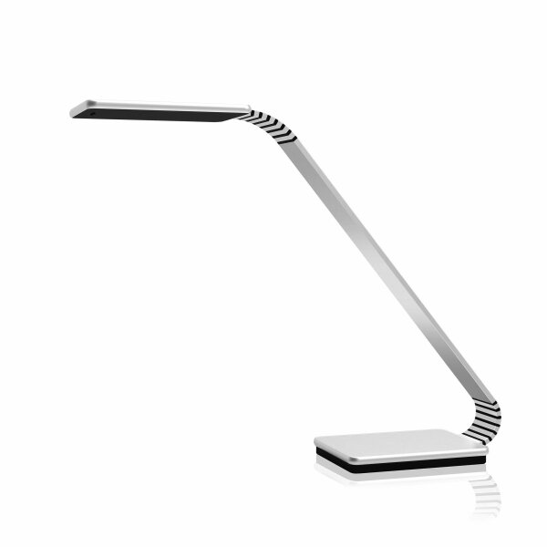 TRAE LED-Schreibtischlampe MAZE2, Aluminium, mit USB-Ladegerät