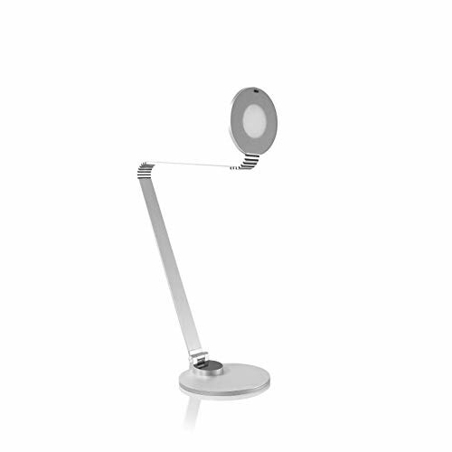 Trae LED-Schreibtischlampe, modernes Design, Aluminium, mit USB-Ladegerät