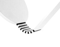 Trae LED-Schreibtischlampe, modernes Design, Aluminium, mit USB-Ladegerät