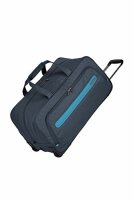 Travelite travelite: Madeira – sehr leichte Trolleys, Trolley-Taschen, Reise- und Bordtaschen plus Weekender Reisetasche, 64 cm, 60 Liter, Marine/Türkis
