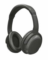 Trust 22451 Bluetooth-Kopfhörer mit aktiver Rauschunterdrückung schwarz