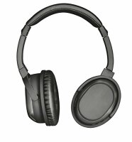 Trust 22451 Bluetooth-Kopfhörer mit aktiver Rauschunterdrückung schwarz