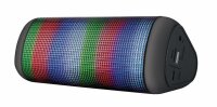 Trust Urban 21532 Wireless Bluetooth Lautsprecher mit Partylichtern schwarz