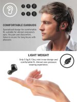 Urbanista Chicago Wireless Earphones Water-Resistant Bluetooth Sport In-Ear Earbuds - White