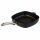 BAF quadratische Grillpfanne 26 x 26 cm - hoher Rand - große gerillte Pfanne beschichtet aus Aluminiumguss - ohne Induktion