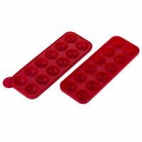 Westmark 12er CakePop-Backform mit Antihaft-Effekt, Silikon, Grün, 3024226G