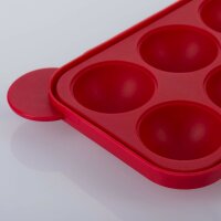 Westmark 12er CakePop-Backform mit Antihaft-Effekt, Silikon, Grün, 3024226G