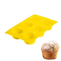 Westmark 6er Muffin-Backform, Antihaft-Effekt, Silikon,...