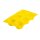Westmark 6er Muffin-Backform, Antihaft-Effekt, Silikon, Gelb, 3015227Y