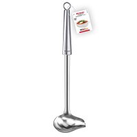 Westmark Soßenlöffel/Soßenkelle, Länge: 32,2 cm, Rostfreier Edelstahl, Glory, Silber, 18542270
