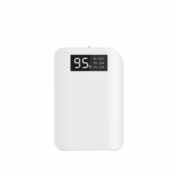 Xlayer Powerbank Pure Carbon 7.500mAh Akku, externes Ladegerät für iPhone, iPad, Samsung, Huawei, Xiaomi, AirPods, schnelles Aufladen, Tragbares Gerät